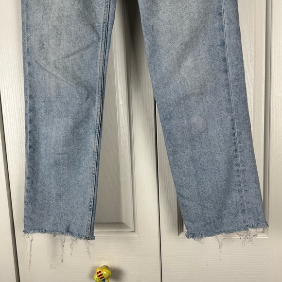 Topshop Light Blue Straight Leg Women's Jeans - Picture 6 of 11
